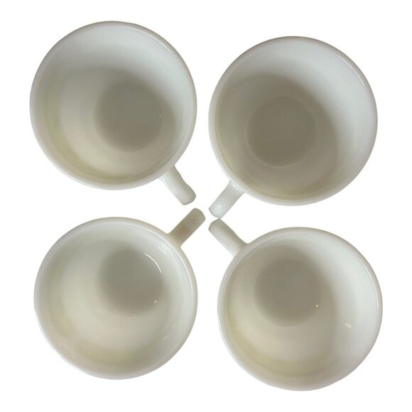 Pyrex Summer Impression Sunshine 1983 Coffee Tea‎ Cups Milk Glass lot of 4 VTG - Picture 5 of 7